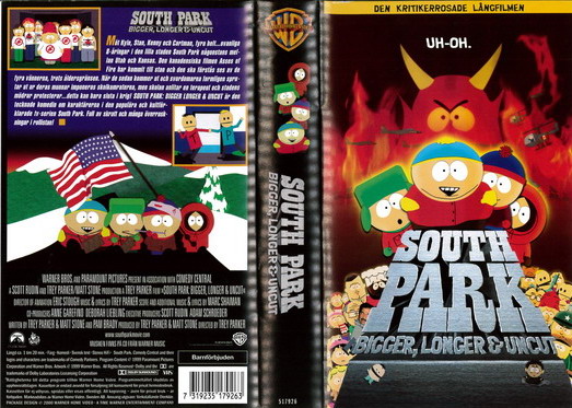 SOUTH PARK - BIGGER,LONGER & UNCUT(VHS)