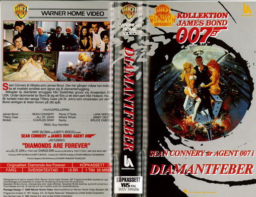 DIAMANTFEBER (VHS) grå