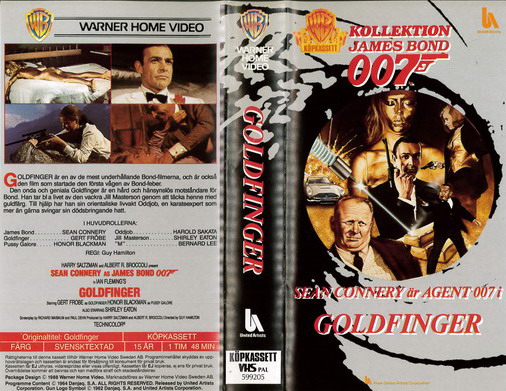 GOLDFINGER (VHS) grå
