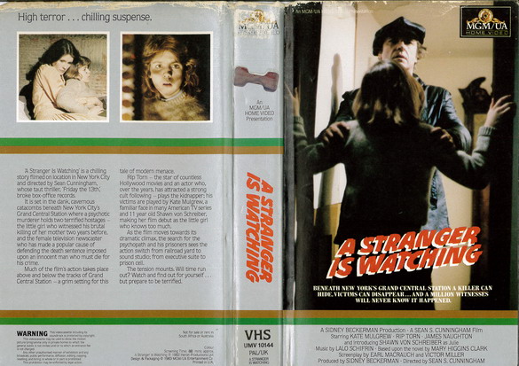 A STRANGER IS WATCHING (VHS) UK