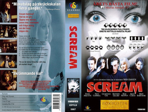 SCREAM (VHS)