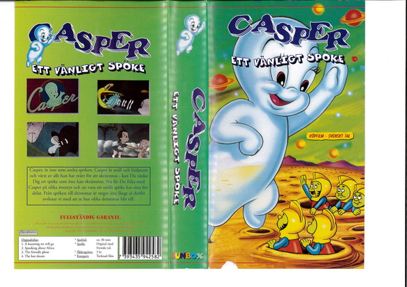 CASPER - ETT VÄNLIGT SPÖKE   (VHS)