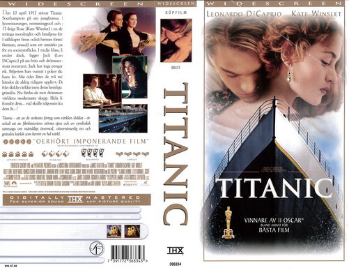 TITANIC (vhs-omslag)