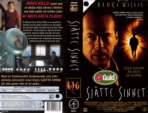 SJÄTTE SINNET (VHS)