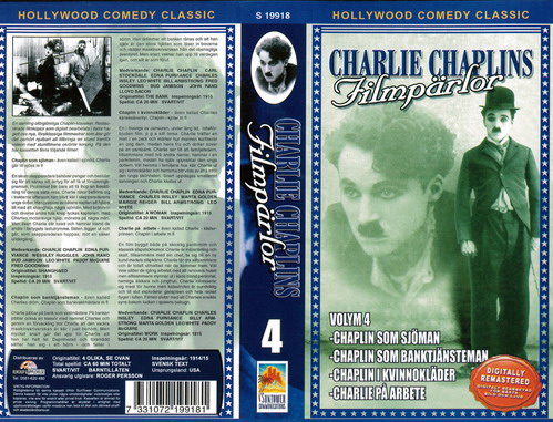 CHARLIE CHAPLINS FILMPÄRLOR 4 (Vhs-Omslag)