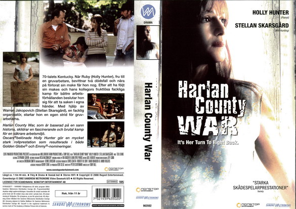 HARLAN COUNTY WAR (vhs-omslag)
