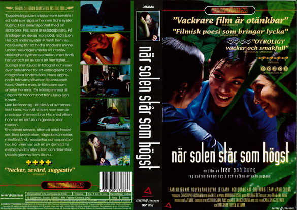 NÄR SOLEN STÅR SOM HÖGST (VHS)