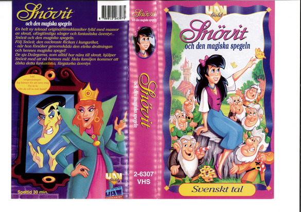 SNÖVIT OCH DEN MAGISKA SPEGELN (VHS)