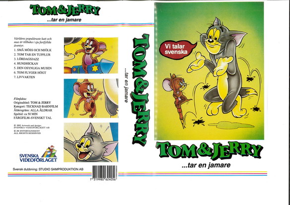 TOM & JERRY TAR EN JAMARE (VHS)