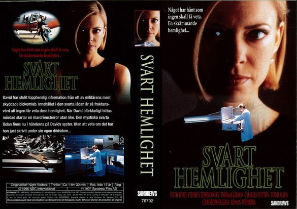 SVART HEMLIGHET (VHS)