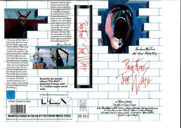 PINK FLOYD - THE WALL (MUSIK-VHS)
