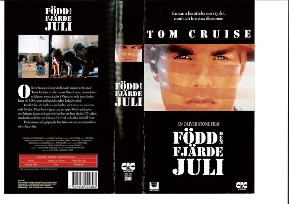 FÖDD DEN FJÄRDE JULI (VHS)