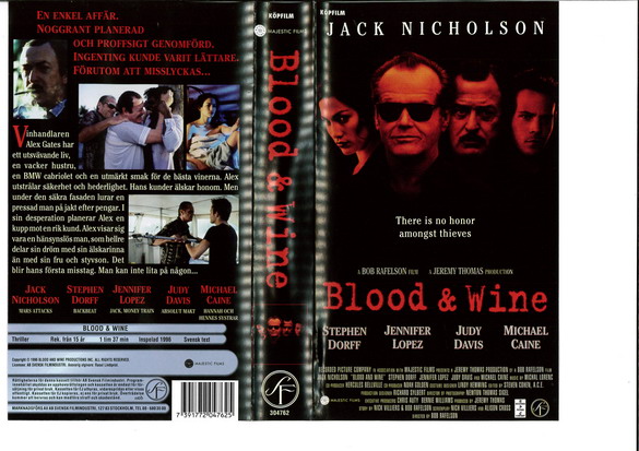 BLOOD & WINE (VHS)