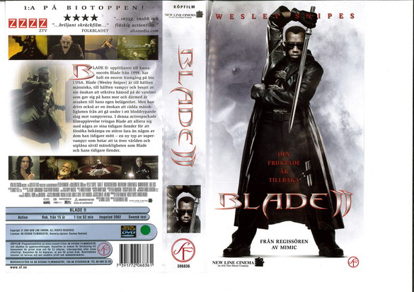 BLADE 2 (VHS)