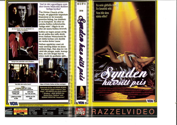 SYNDEN HAR SITT PRIS (VHS)