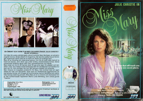 86344 MISS MARY (VHS)