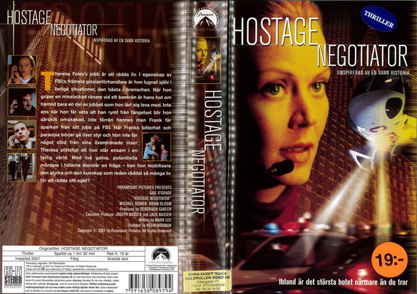 HOSTAGE NEGOTIOATOR (VHS)