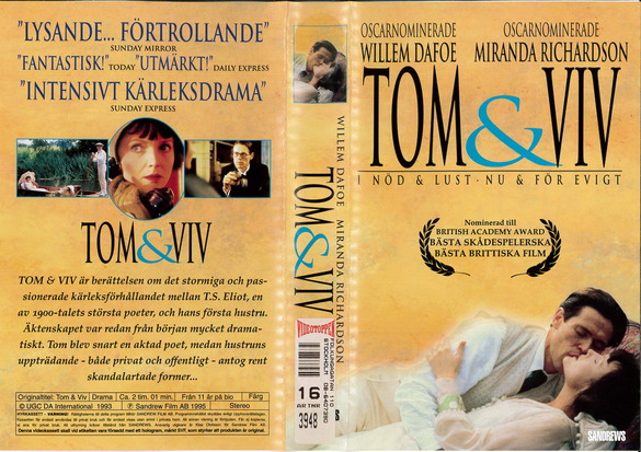 TOM & VIV (VHS)