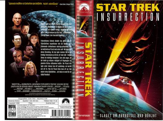 STAR TREK: INSURRECTION (VHS)