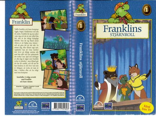 FRANKLIN 1 FRANKLINS STJÄRNROLL (VHS)