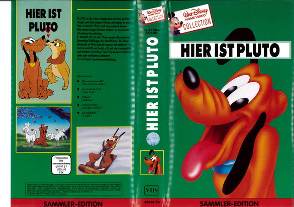 HIER IST PLUTO (VHS) TYSK