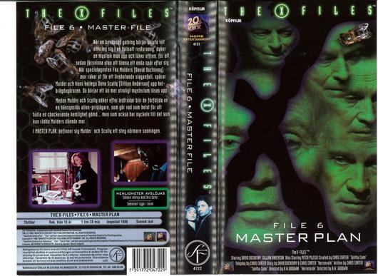 X-FILES:file 6  MASTERPLAN (VHS)