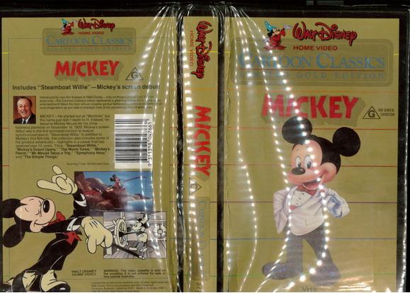CARTOON CLASSICS MICKEY (VHS) AUS