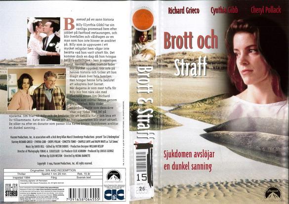 BROTT OCH STRAFF (VHS)