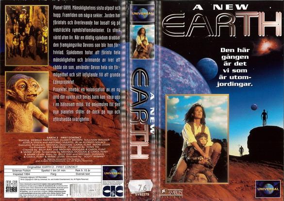 A NEW EARTH (vhs-omslag)