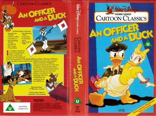 AN OFFICER AND A DUCK  (VHS) UK