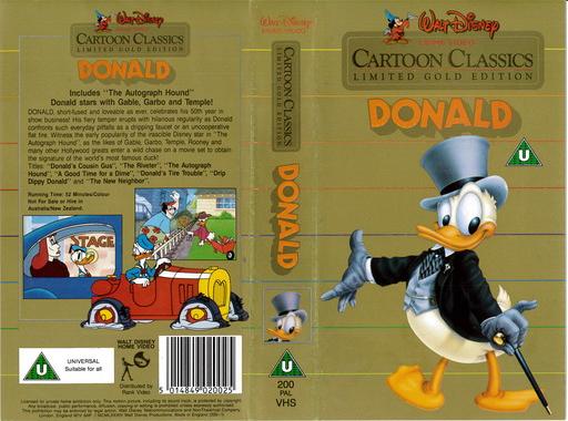 DONALD  (VHS) UK
