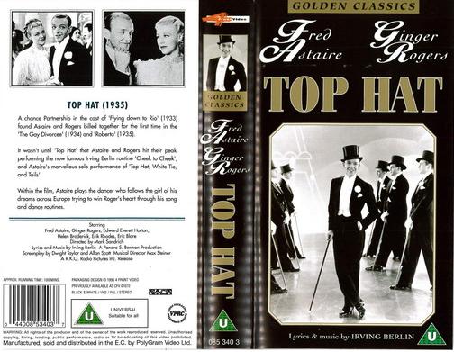 TOP HAT (VHS) UK