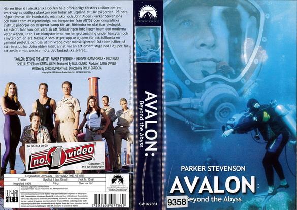 AVALON: beyond the abyss(Vhs-Omslag)