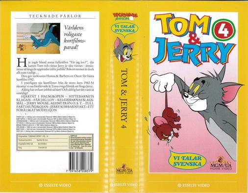 TOM & JERRY 4 (VHS omslag)