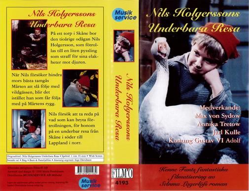 NILS HOLGERSSONS UNDERBARA RESA (VHS) NY