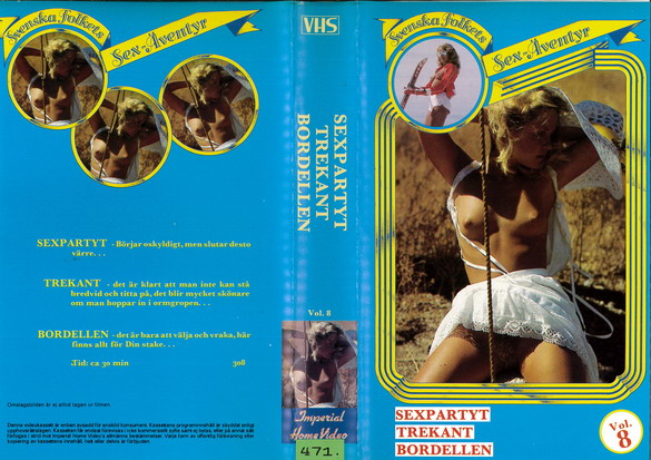308 SVENSKA FOLKETS SEX-ÄVENTYR VOL 8 - SEXPARTY +..(VHS) ny