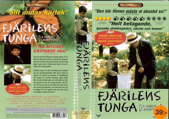FJÄRILENS TUNGA (VHS)