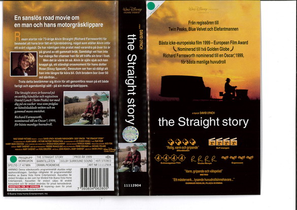STRIGHT STORY (VHS)