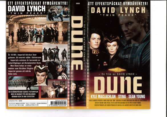 DUNE (VHS)