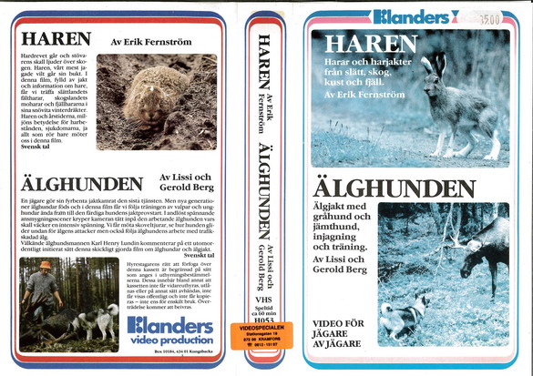 HAREN/ÄLGHUNDEN (VHS)