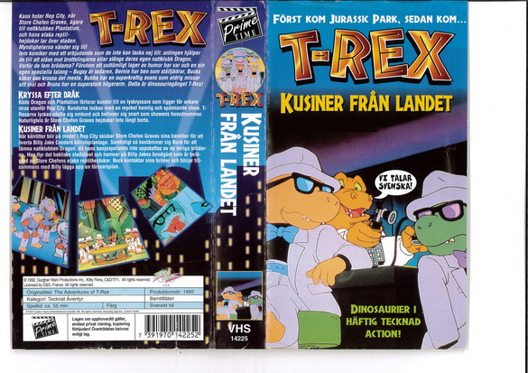 T-REX - KUSINER FRÅN LANDET (VHS)