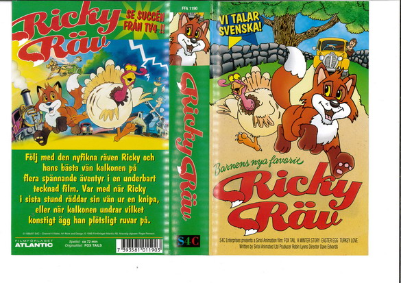 RICKY RÄV  (VHS)