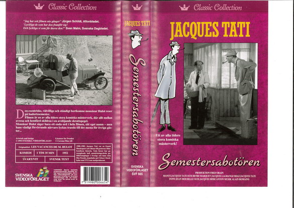 svf 665 SEMESTERSABOTÖREN  (VHS)