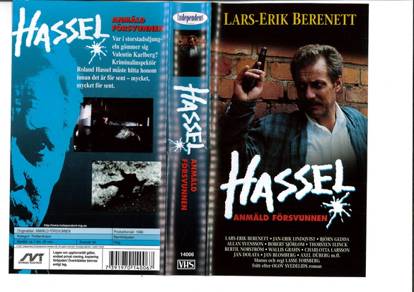 HASSEL: ANMÄLD FÖRSVUNNEN (VHS) ny