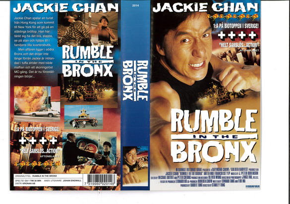 RUMBLE IN THE BRONX (VHS)