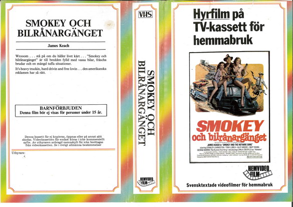 248 Smokey Och Bilrånargänget (VHS)