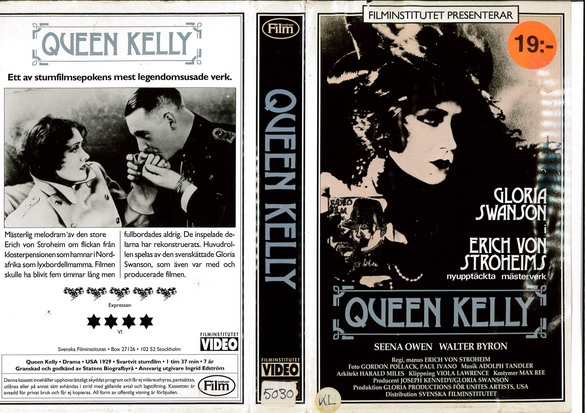 QUEEN KELLY (VHS)