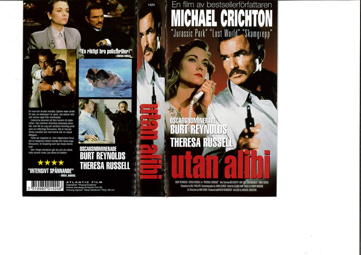 UTAN ALIBI  (VHS)