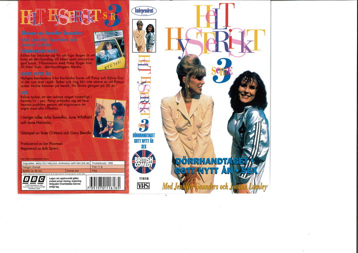 HELT HYSTERISKT 3 DÖRRHANDTAGET..(VHS) ny