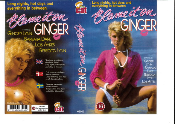 BLAME IT ON GINGER (VHS) NY